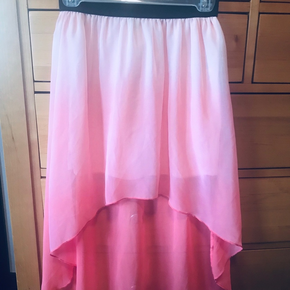 High-low skirt